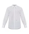 Dsquared2 이지 슬림 70's 핀 칼라 셔츠 In White