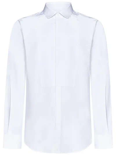 Dsquared2 Easy Slim Mini Dean Collar Shirt In White