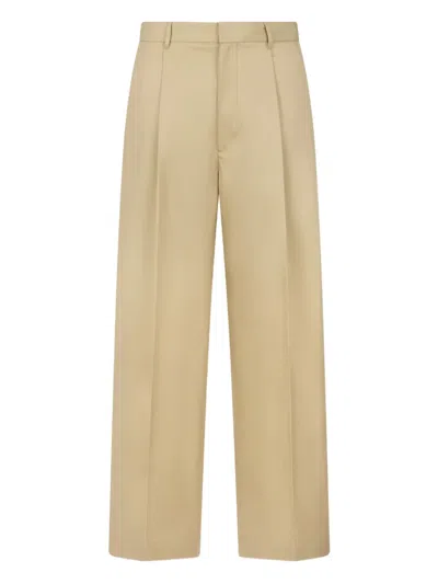 Dsquared2 Easy Zoot Belt-loops Trousers In Neutral