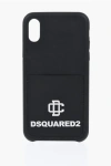 Dsquared2 Eco-leather Iphone X Case With Card Pocket In Black