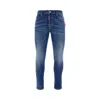 Dsquared2 Five Pockets Jeans In Cotton Denim In Blue