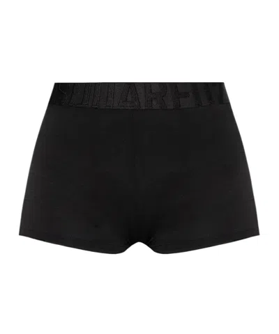 Dsquared2 Elastic Waist Boxer In Black
