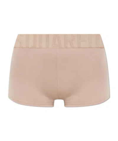 Dsquared2 Elastic Waist Boxers In Nude