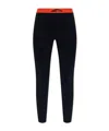 Dsquared2 Logo-waistband Leggings In Black