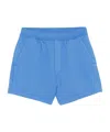 Dsquared2 Elastic Waistband Shorts Embroidered Detail In Blue