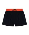 Dsquared2 Elastic Waist Shorts In Black