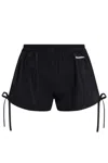 Dsquared2 Elastic Waist Shorts In Black