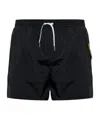 Dsquared2 Elastic Waist Shorts In Black