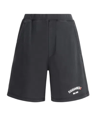 Dsquared2 Elastic Waist Shorts In Black