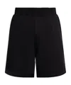 Dsquared2 Logo-print Cotton Track Shorts In Black