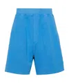 Dsquared2 Shorts Mit Logo-print In Blue