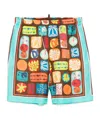 Dsquared2 Elastic Boxer Shorts In Multicolor