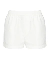 Dsquared2 Elastic Waist Shorts In White