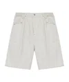 Dsquared2 Dsquared Men Denim Bermuda Shorts In White