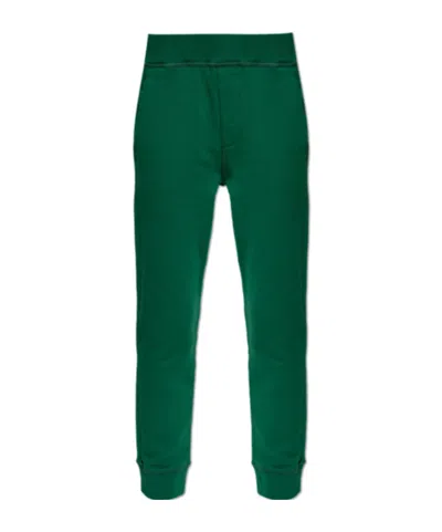 Dsquared2 Logo-appliqué Track Pants In Green