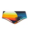 Dsquared2 Elastic Waist Swimming Trunks In Multicolor