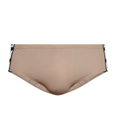 Dsquared2 Elastic Waist Swimming Trunks In Nude
