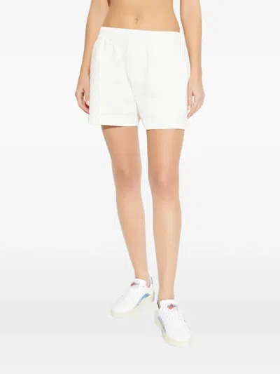 Dsquared2 Elasticated-waistband Shorts In White