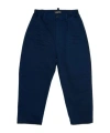 Dsquared2 Elasticated-waistband Tapered Trousers In Blue