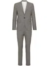 Dsquared2 Single-breasted Suit In Black/white