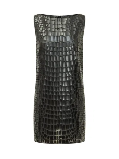 Dsquared2 Elegant Mini Dress For Fw25 Season In Black