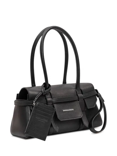Dsquared2 Elegant Mini Shoulder Handbag In Nero