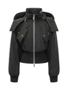 Dsquared2 Elevated Mini Puffer Jacket In Black