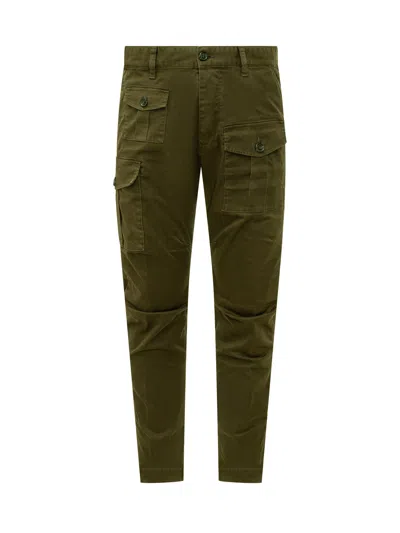 Dsquared2 Elevated Trousers For The Modern Wardrobe In Green