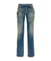 Dsquared2 Jeans With Belt Loops In Blue
