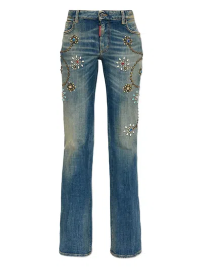 DSQUARED2 EMBELLISHED JEANS