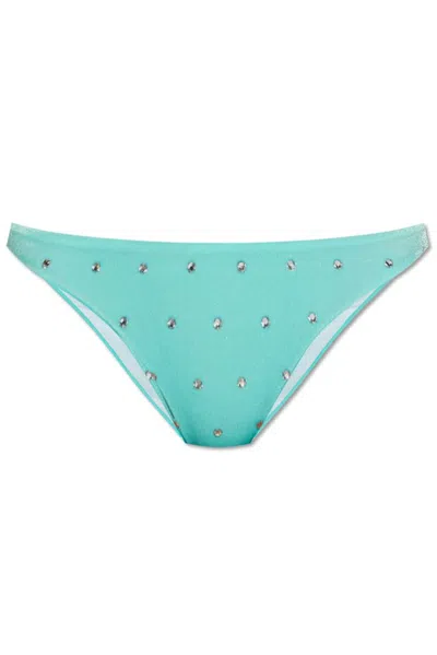 Dsquared2 Embellished Swimsuit Bottoms In Blue