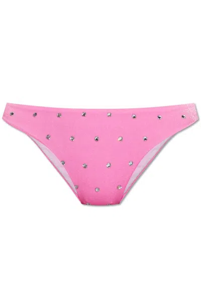 Dsquared2 Embellished Swimsuit Bottoms In Pink