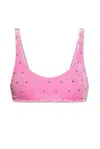 DSQUARED2 DSQUARED2 EMBELLISHED SWIMSUIT TOP