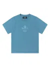 Dsquared2 Embossed Graphic T-shirt In Blue