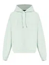 Dsquared2 Embossed Hooded Sweatshirt In Green