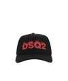 Dsquared2 Embossed Logo Cap In Black