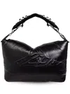 DSQUARED2 EMBOSSED-LOGO MAXI SHOULDER BAG