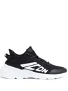 Dsquared2 Embossed-logo Sneakers In Schwarz