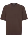 Dsquared2 Embossed-logo T-shirt In Brown