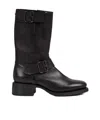 Dsquared2 Embossed Short Boots In Black
