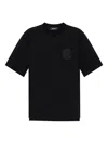Dsquared2 Embroidered-badge Cotton T-shirt In Black