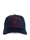 Dsquared2 Embroidered Baseball Cap In Blue