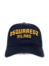 Dsquared2 Embroidered Baseball Cap In Blue