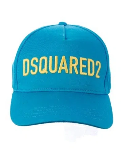 Pre-owned Dsquared2 Embroidered Baseball Cap In Blue