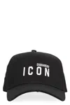 Dsquared2 Logo Printed Distressed Baseball Cap In M063
