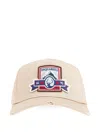 Dsquared2 Embroidered Patch Cap In Neutral