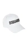 Dsquared2 Embroidered Cap In White