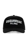 Dsquared2 Dsquared Men Disquared2 Milano Patch Hat In Black
