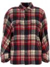 Dsquared2 Dsquared Woman Embroidered Flannel Dean Shirt In Red