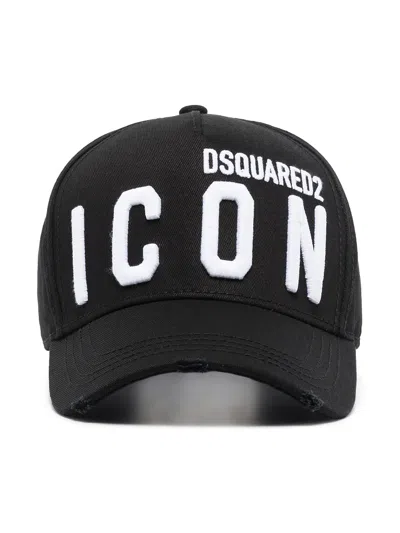 Dsquared2 Bcm041205c00001 D2 Icon Cap In Black